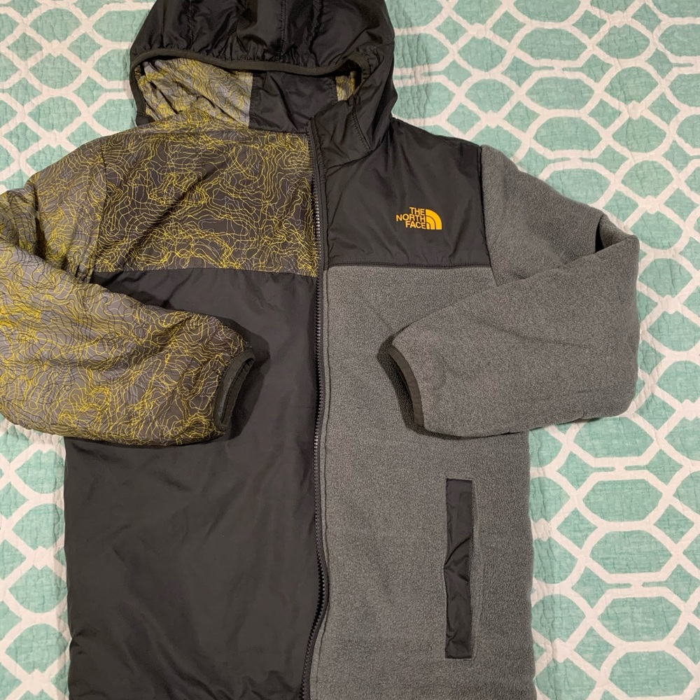 Kids Reversible Northface Winter Jacket Size 12